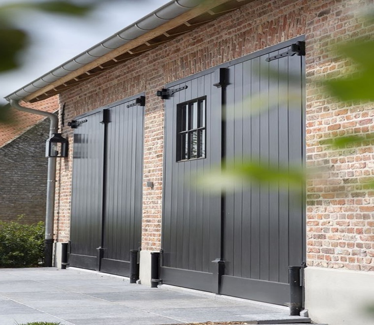 Garage deuren, alulight deuren stolp, stolpdeuren, garage deur,