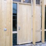 accoya deuren, design deur van hout, houten deur, voordeur van hout, duurzame houten deur,