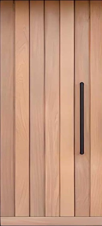 design deur van hout, houten deur, voordeur van hout, duurzame houten deur,